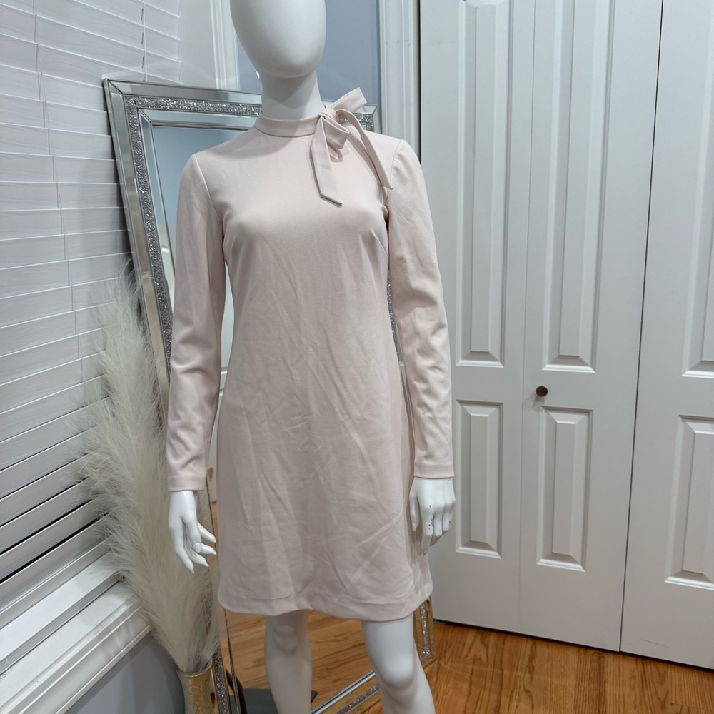 Calvin Klein Soft Pink Long Sleeve Dress